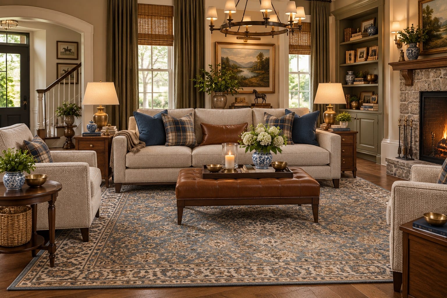 The Living Room — decorated room scene