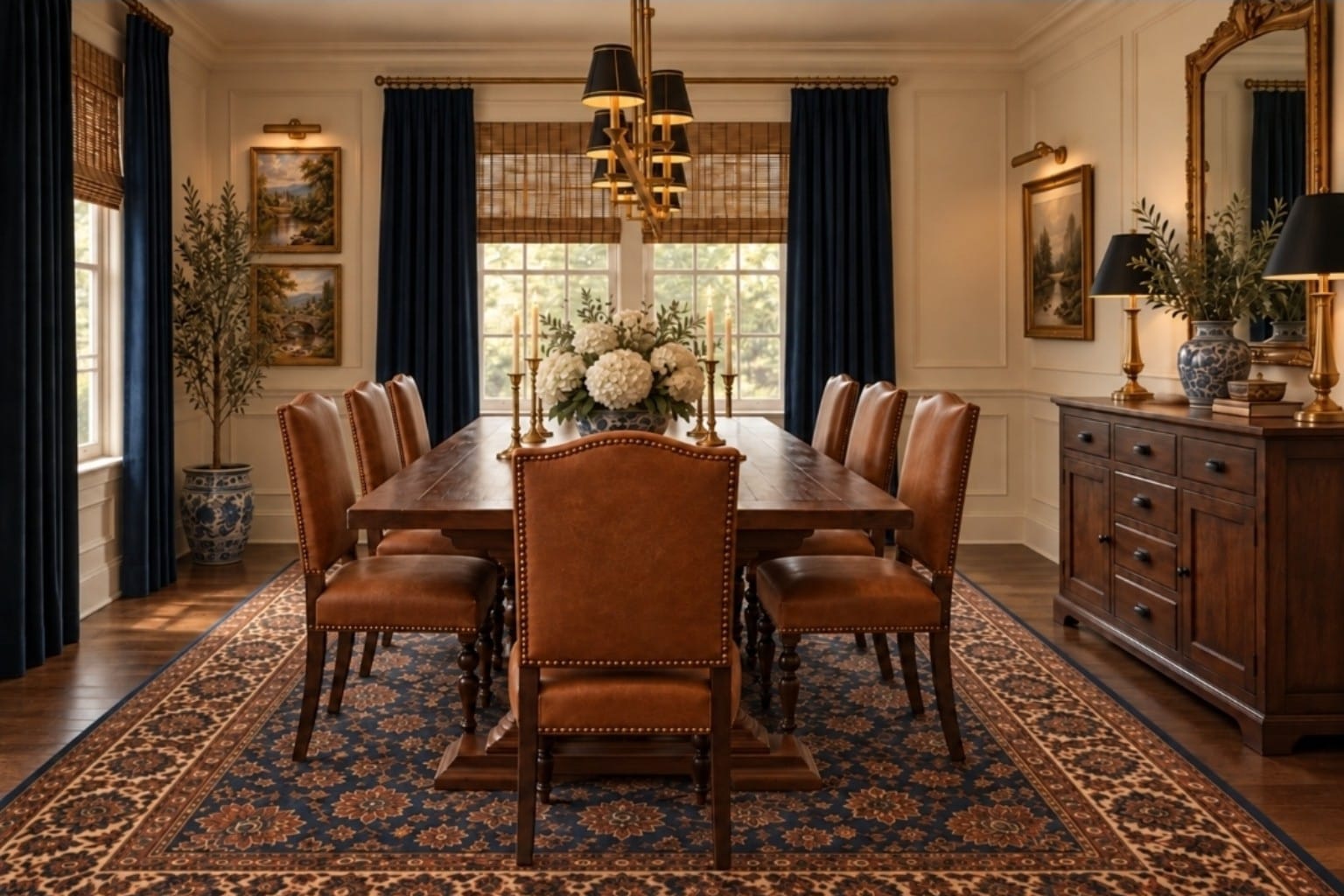 The Dining Room — decorated room scene